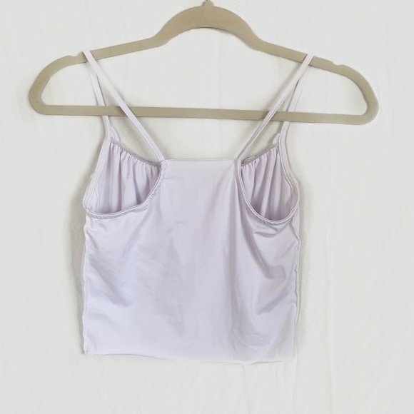 TWO FOR ONE BUNDLE - Two Ruched Lettuce-Edge Cami Tops - Picture 3 of 8